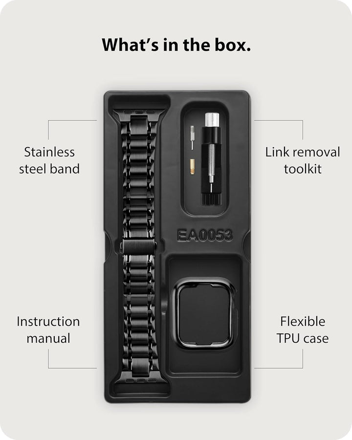 Fullmosa Kompatibel mit Apple Watch Armband 45mm 44mm 42mm Series 9 8 7 6 Series SE 5 4 3 2 1, Edels