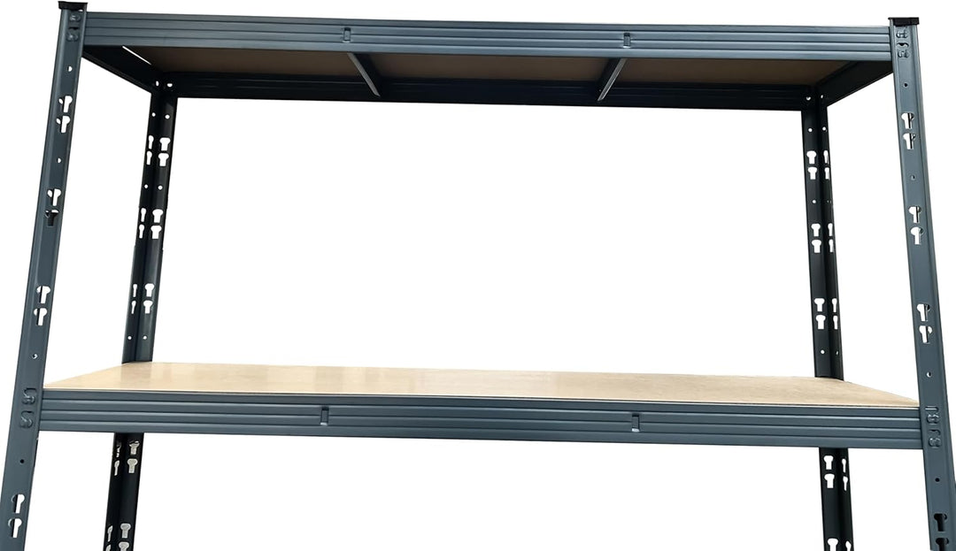 METRO Professional Schwerlastregal KBT140, Metall, 140 x 40 x 140 cm, Fachlast 400 kg, grau
