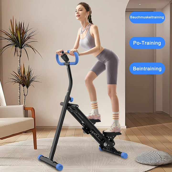 Stair Stepper Pro 2025, Treppenmeister für Zuhause mit 3 Stufen Widerstand, Foldbares Vertical Climb