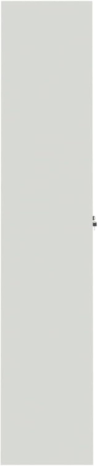 GuyAna Aktenschrank Hellgrau 105x40x180 cm Stahl Schrank BüRo Ordnerschrank AktenschräNke Stahlschra