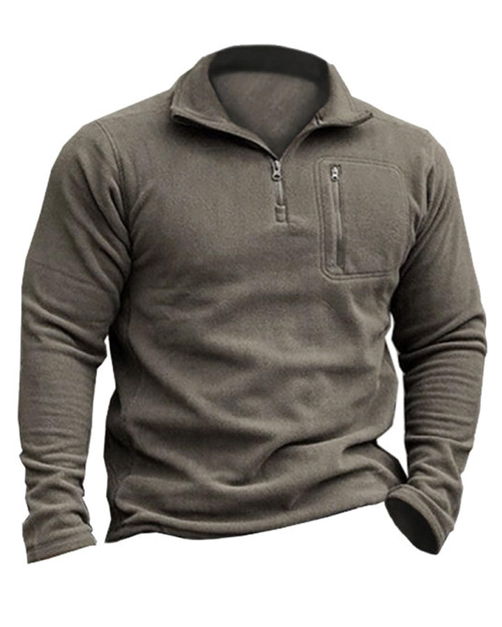 Beotyshow Herren Fleecepullover Militär Outdoor Fleecejacke Taktisch Sweatshirt Trekking Jacke Männe