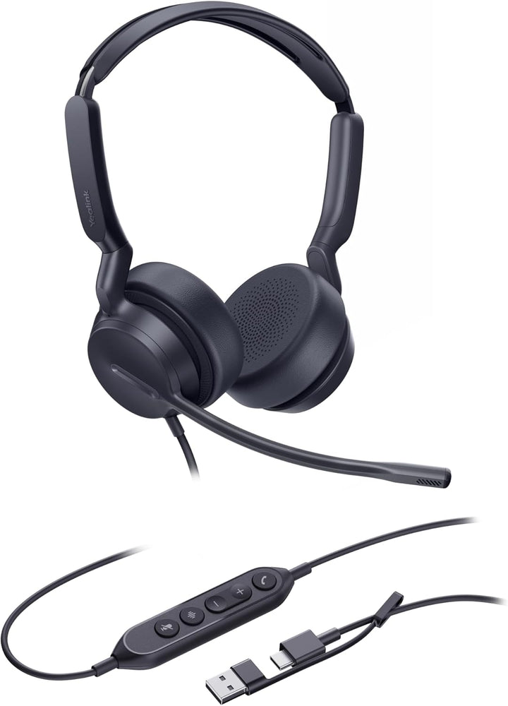 Yealink Headset UH42 Dual UC USB-C/A, UH42 Dual UC