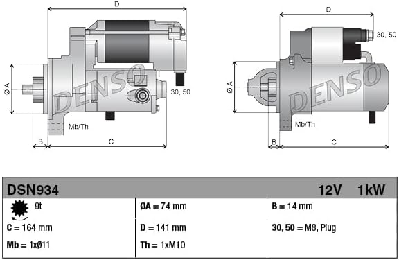 DENSO DSN934 Starter