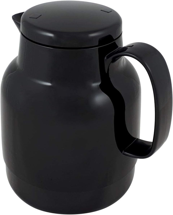 Helios Mondo Kunststoff-Isolierkanne, schwarz, 1,3 Liter 1,3 Liter Schwarz, 1,3 Liter Schwarz