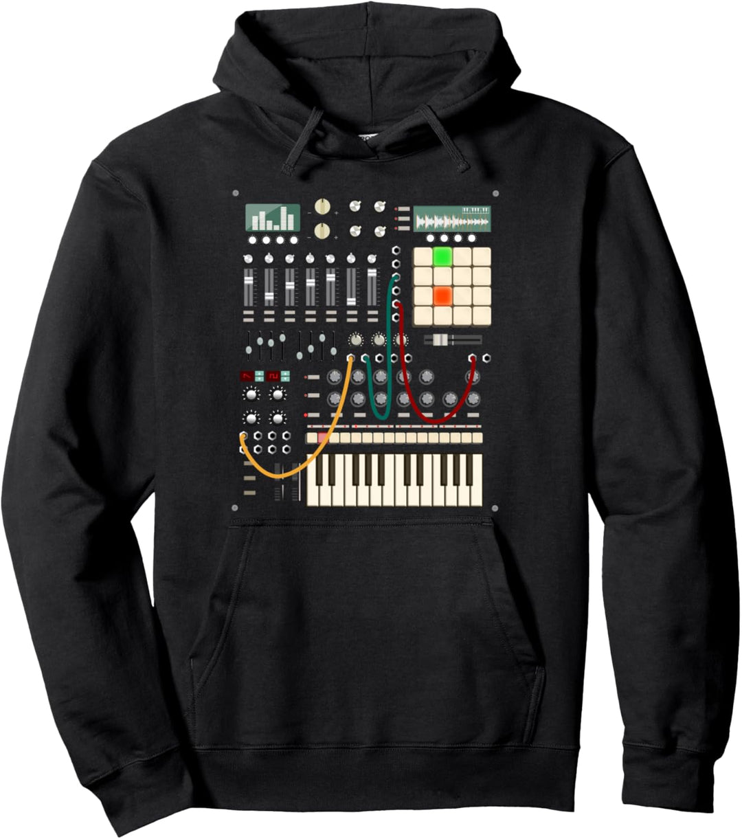 Modular Synthesizer Musiker Pullover Hoodie
