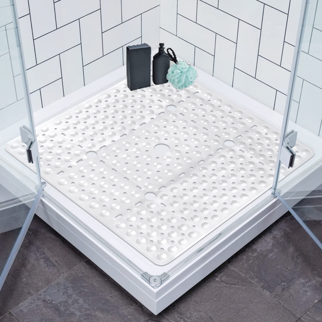 Duschmatte rutschfest 70x70 cm | Antirutschmatte Dusche BPA-frei | Duscheinlage Sicherheits Komfort
