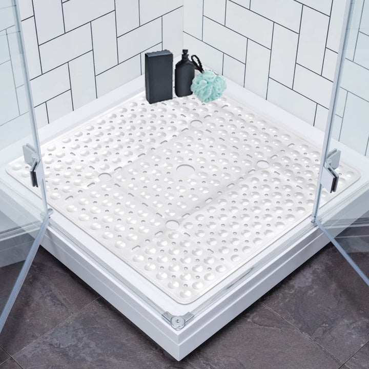 Duschmatte rutschfest 70x70 cm | Antirutschmatte Dusche BPA-frei | Duscheinlage Sicherheits Komfort