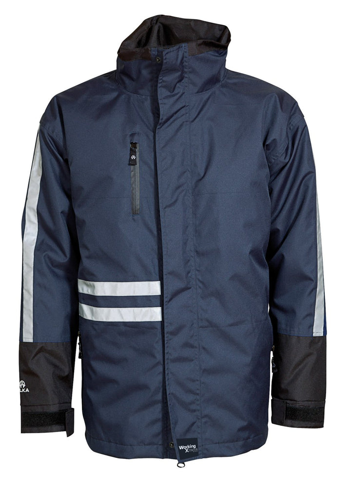 Elka Jacke Marine-Schwarz 2-in-1 Gr XL 086103 051