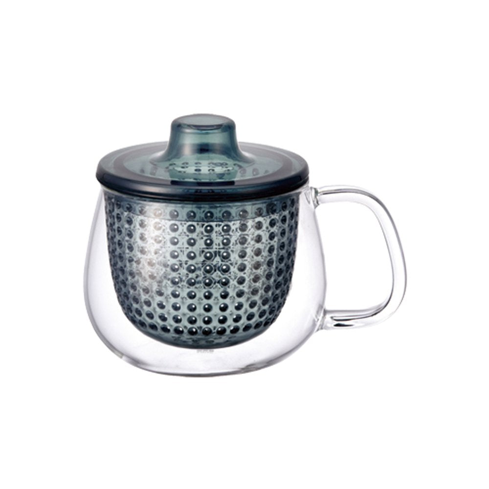 Kinto UniMug Tasse mit Teefilter 350 ml blau, 350 ml Blau