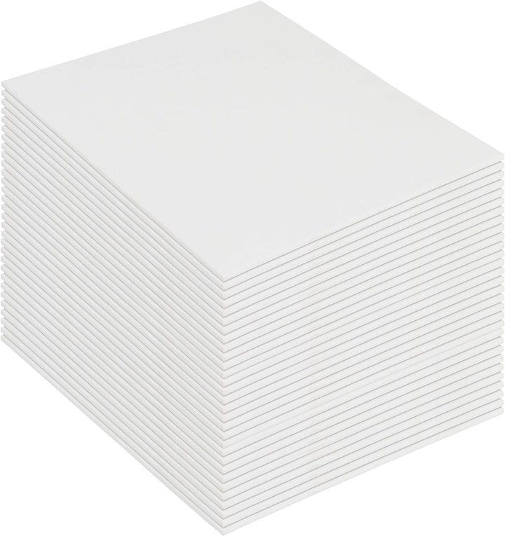 BELLE VOUS 30 STK Blanko Leinwände – 20 x 25cm – Bespannter Rahmen, Keilrahmen Leinwand Set für Küns