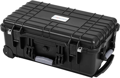 Electronicx Outdoor-Fototasche mit Gitterschaum, Schwarz, Modern (56 x 35 x 23 cm), 56 x 35 x 23 cm