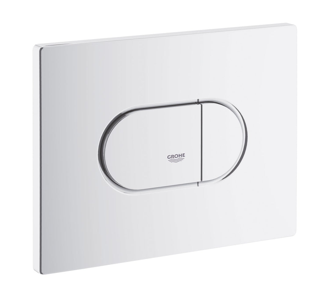 GROHE Arena Cosmopolitan | WC-Betätigungsplatte | waagerechte Montage, alpinweiss | 38858SH0, Klassi