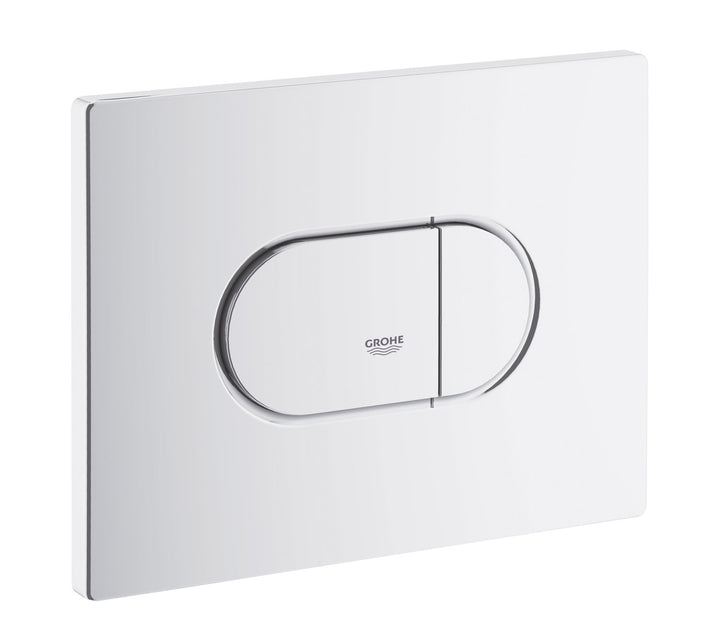 GROHE Arena Cosmopolitan | WC-Betätigungsplatte | waagerechte Montage, alpinweiss | 38858SH0, Klassi