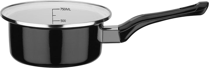 GSW Kochtopf-Set Black & White 7-teilig, 255134, Gross