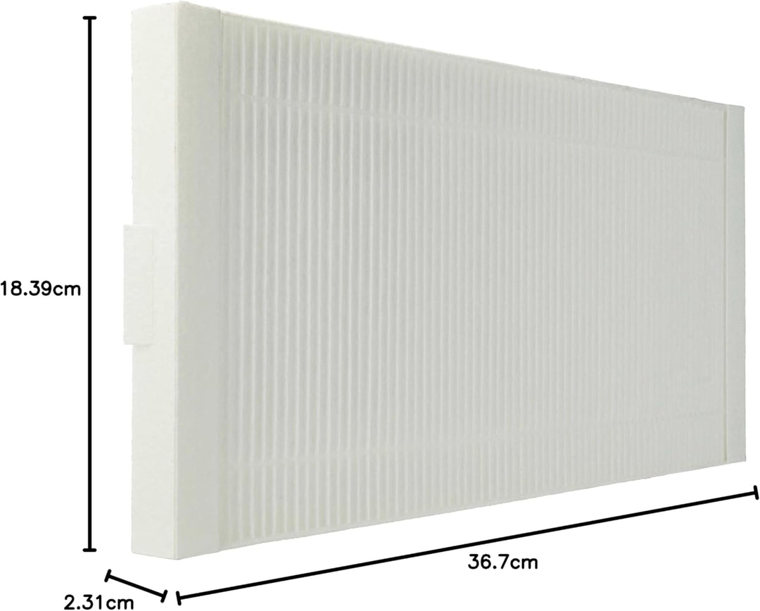 vhbw 2x Pollenfilter kompatibel mit Stiebel-Eltron LWZ 404 Trend Lüftungsgerät - Luftfilter F7 Weiss