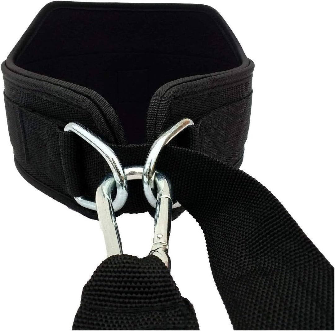 Strength Shop Dip-Gürtel mit Strapazierfähiger Nylonschlaufe und Zwei Ösen
