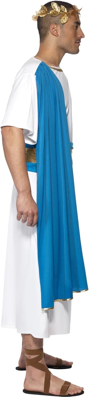 Römischer Senator Kostüm Robe Gürtel und Lorbeerkranz, Large, M