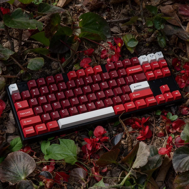 mintcaps Jamon Keycaps Set 173 Tasten Cherry Profile Doubleshot Custom Keyboard Red Keycaps ISO ANSI