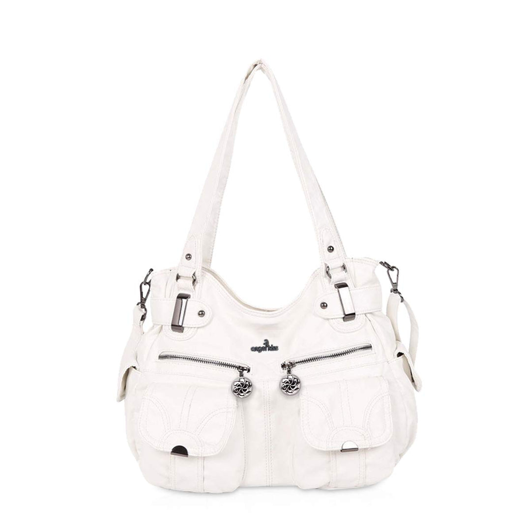 NICOLE & DORIS Handtaschen Damen Lederimitat Umhängetasche Designer Shopper Hobo Taschen Gross Tasch