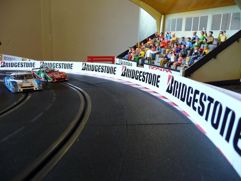Slotcar LEITPLANKEN Bande 4cm x 200cm für Carrera DIGITAL