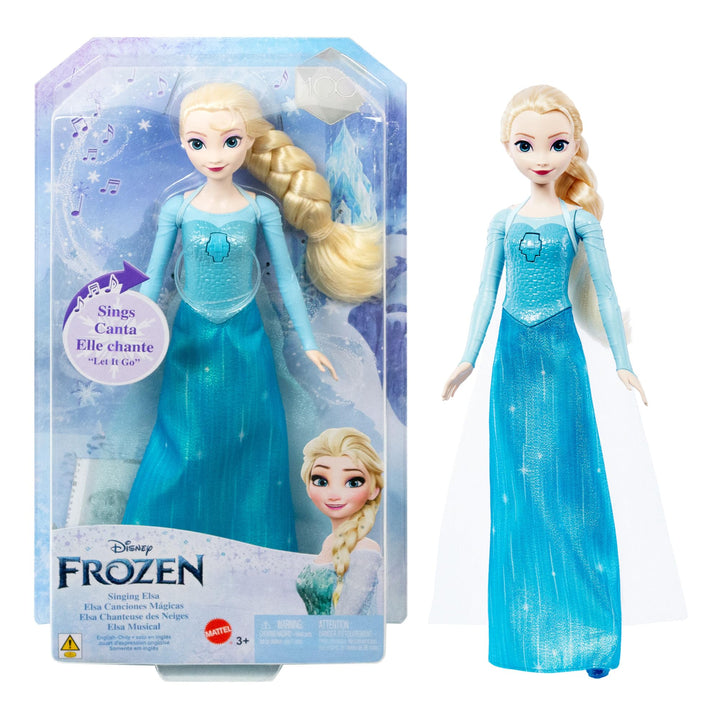 Disney Die Eiskönigin Elsa Puppe, Die Eiskönigin Puppe, kämmbare blonde Haare, beweglich, ausziehbar