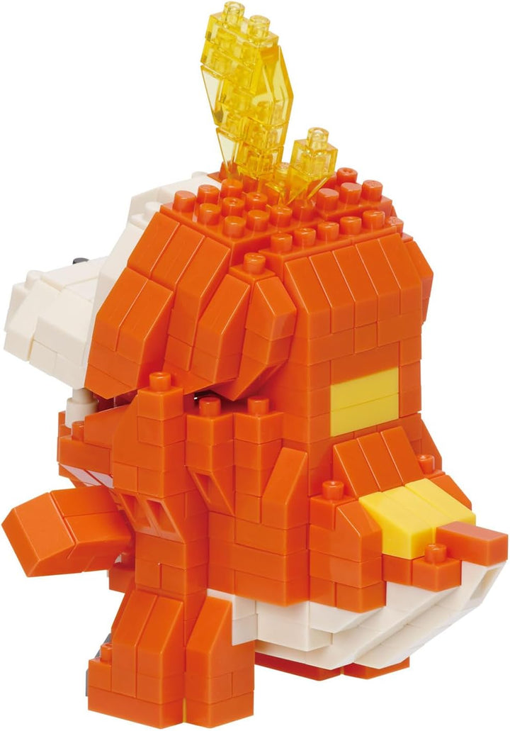 Bandai - Nanoblock - Krokel (Fuecoco) - Pokémon - Mini-Bausteinfigur - Konstruktionsspiel - Bausatz