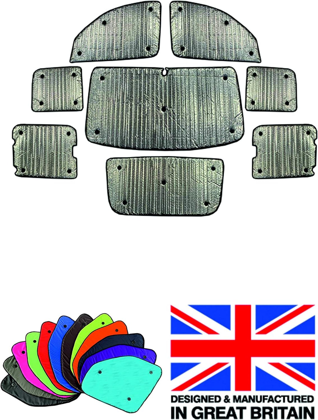 Thermomatten-Set für Renault Kangoo (1995-2007) Kompletter Satz Mit Heckklappe Ideal für alle Jahres