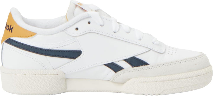 Reebok Herren Club C Revenge Sneaker 34 EU Ftwr White Vector Navy Retro Gold F23 R, 34 EU Ftwr White