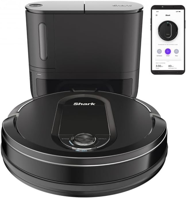 Shark IQ Self-Empty SaugRoboter [RV1000SEU], Roboter Staubsauger, automatische beutellose Absaugstat