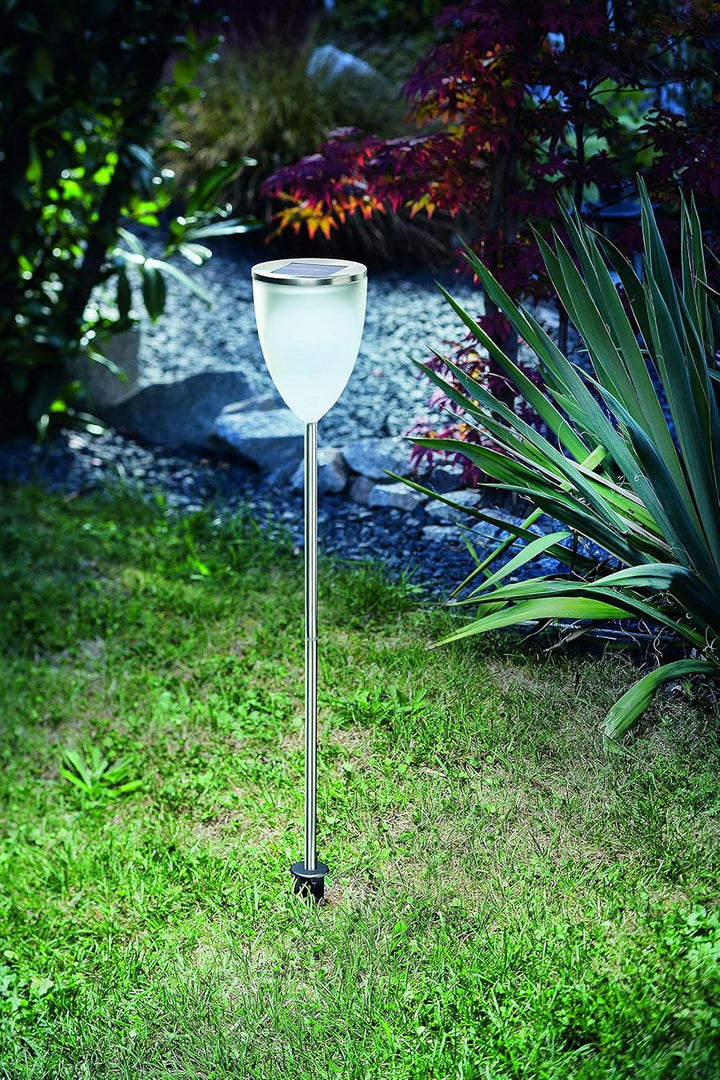 Esotec Solar Stableuchte Tropic Light, Duo Color, 2 Lichtfarben warmeiss kaltweiss, LED Steckleuchte