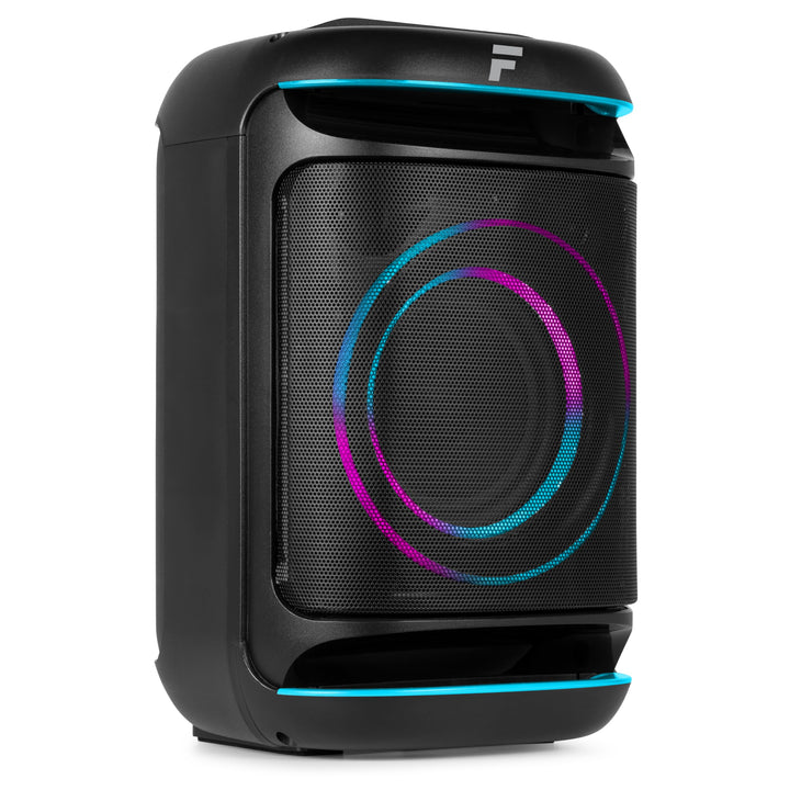 Fenton Track165 Musikbox Bluetooth Gross mit LED 120W, Akku 15 Std, Tiefer Bass, 112db, Partybox Blu