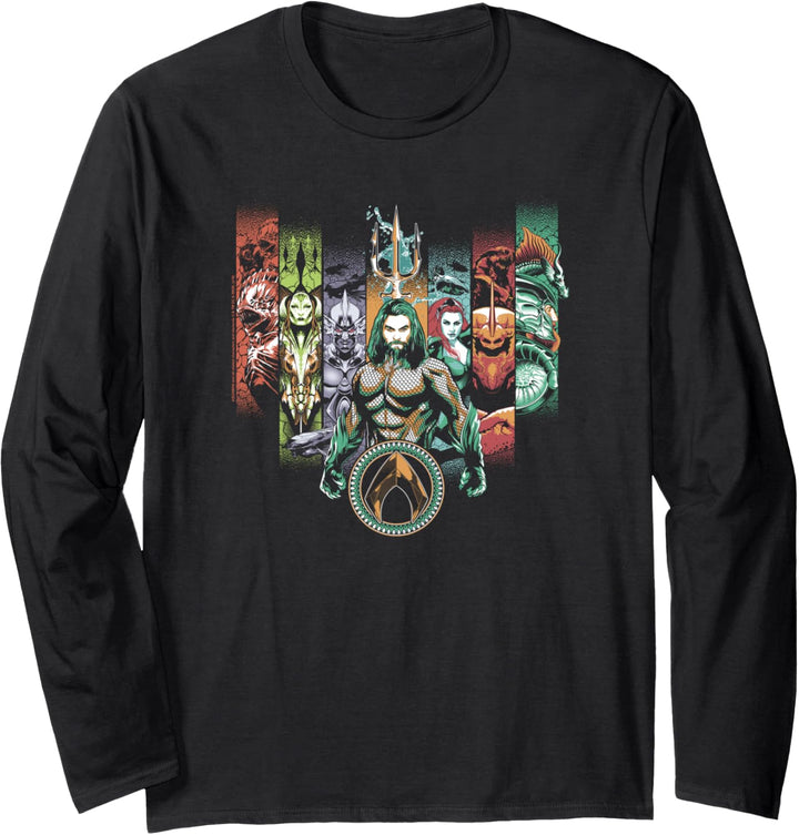 Aquaman Movie Unite the Kingdoms Langarmshirt