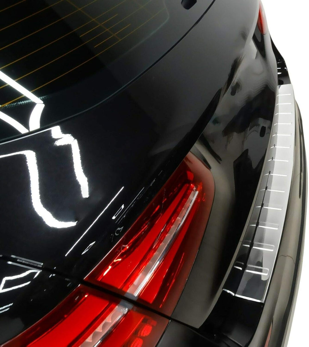 Ladekantenschutz Edelstahl CHROM kompatibel für MERCEDES GLC KLASSE X253 | 2015-03.2019 | premium Qu