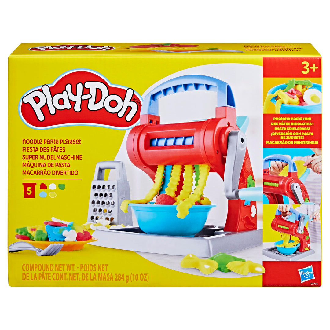 Play-Doh E7776 Kitchen Creations Super Nudelmaschine Spielset für Kinder ab 3 Jahren, Mehrfarbig Nud