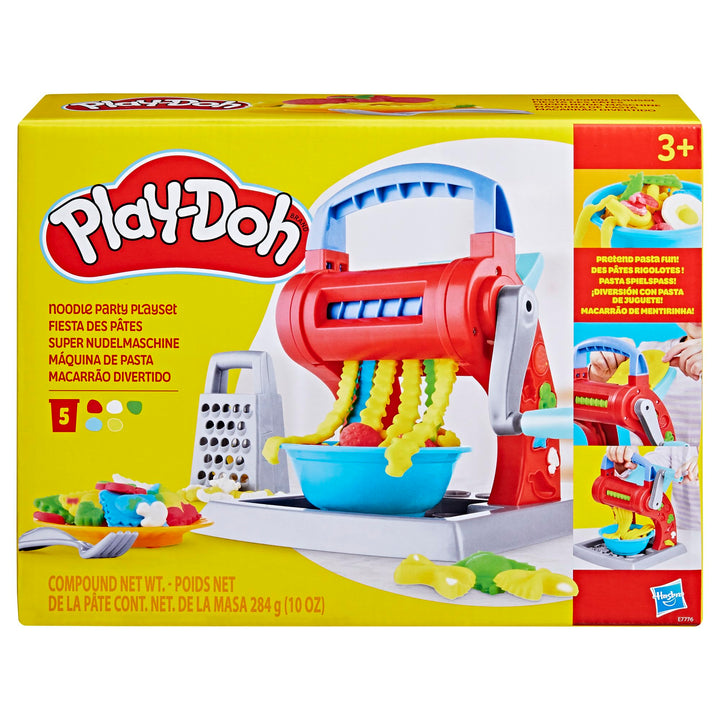 Play-Doh E7776 Kitchen Creations Super Nudelmaschine Spielset für Kinder ab 3 Jahren, Mehrfarbig Nud