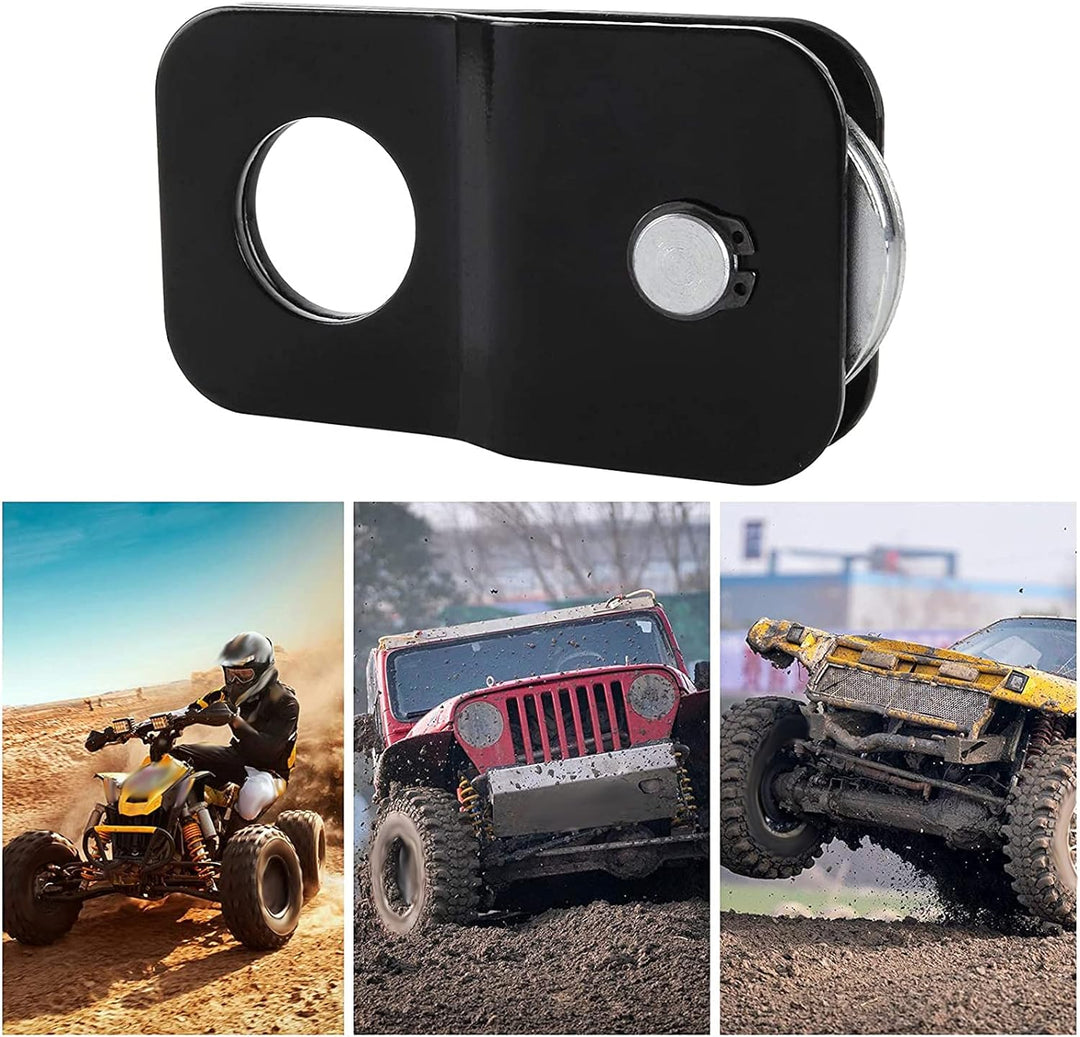 Snatch Block, Windenscheibe 4 Tonnen / 8800 Lb Kapazität Ersatz ATV UTV LKW Abschleppen Doppelwinden