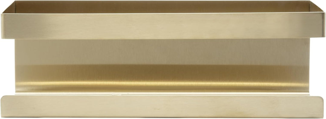 Schöner Wohnen Kollektion Wandablage Mod. Meleto in Gold aus rostfreiem Edelstahl mit Wasserablauf o