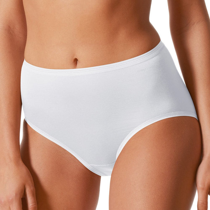 Mey 2er Pack Damen Taillen-Pants Lights Basic - 89203 - Weiss - Grösse 38 - Damenslips ohne Seitennä