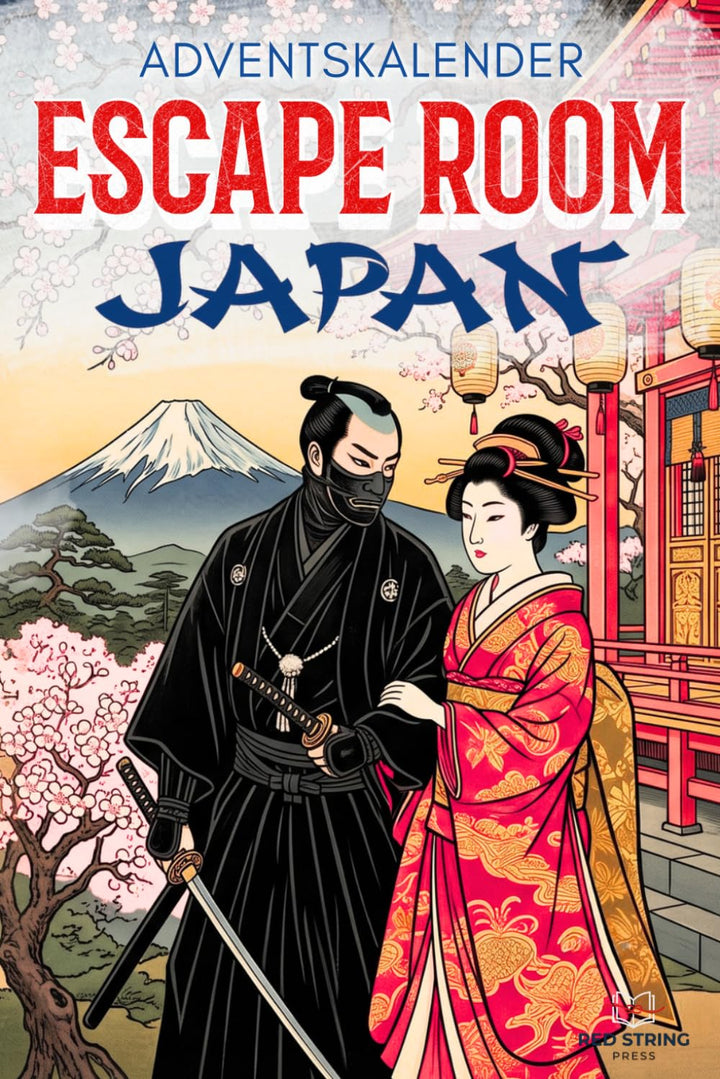 Escape Room Adventskalender für Erwachsene: Eine epische Mission im Japan der Samurai. 24 Tage, um d