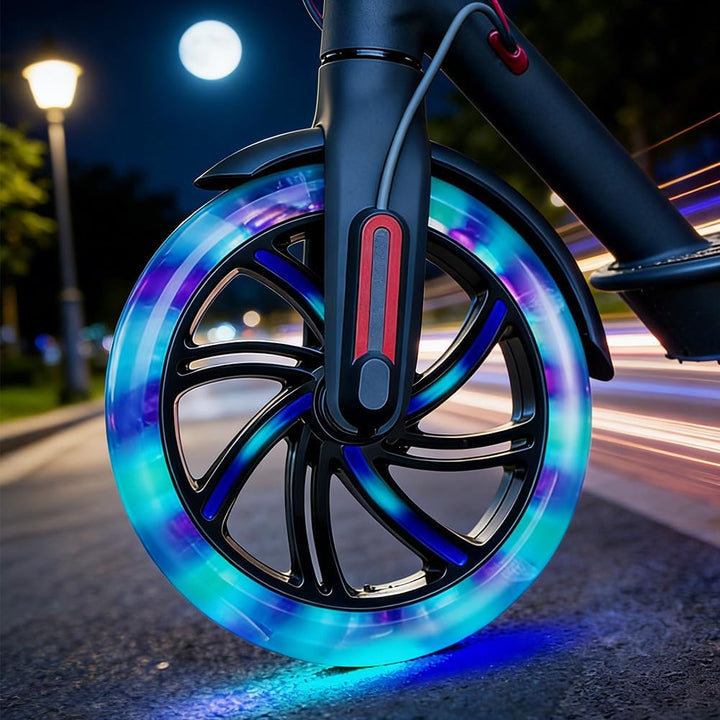 2 Stück 200mm Ersatzräder, Scooter Rollen, Anti-Rutsch Roller Räder, City ScooterRollen für Roller u