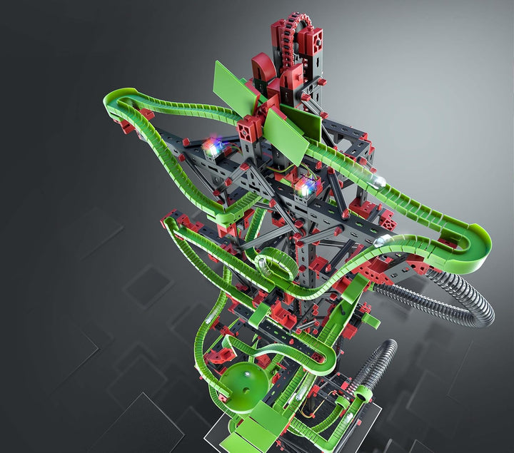 fischertechnik 544619 Kugelbahn Dynamic XXL – Murmelbahn, Bausatz für Kinder ab 9 Jahren, Lernspielz
