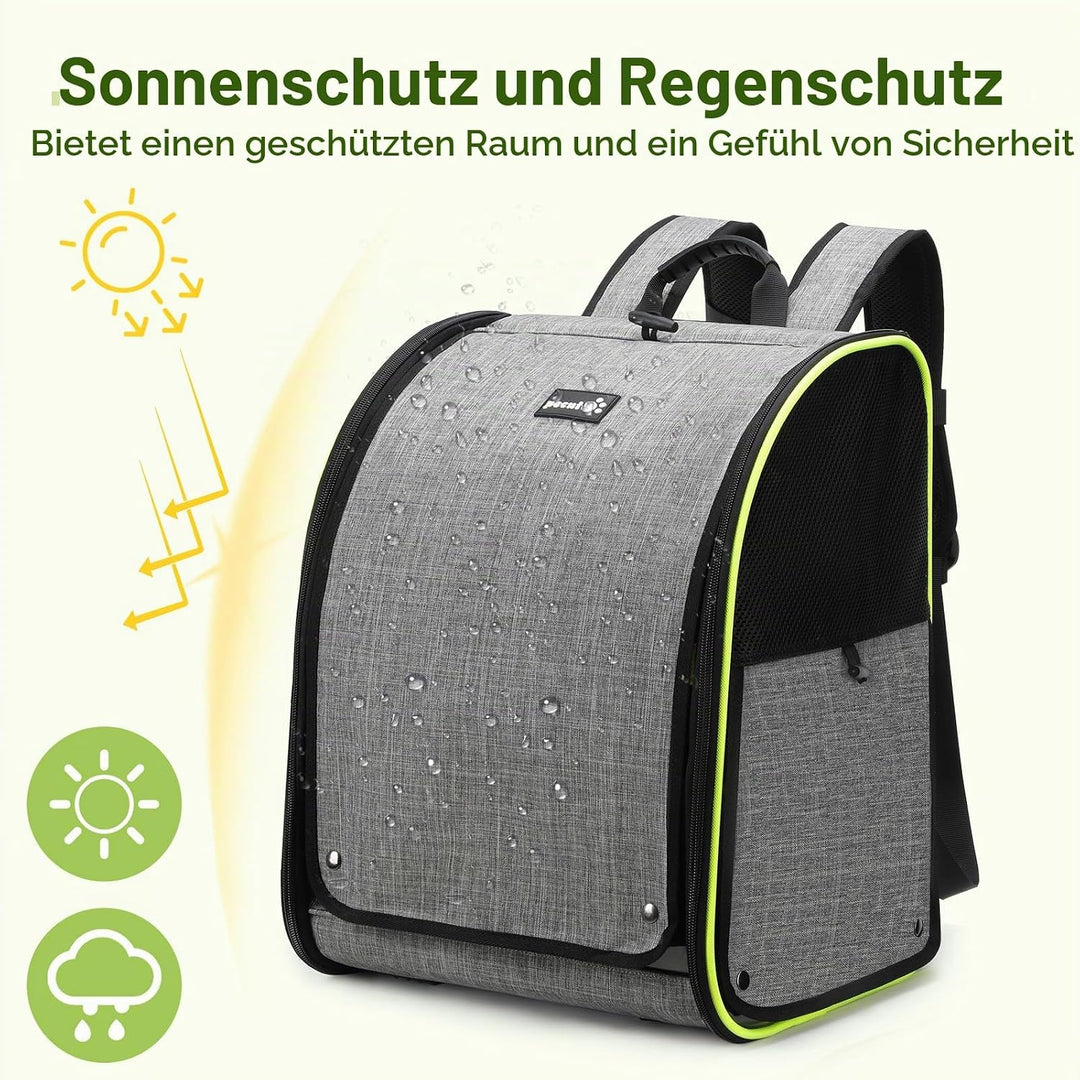 pecute Rucksack für Vögel mit Holzstab, Leichte Träger Vogel Transporttasche, Wasserdichte Papageien