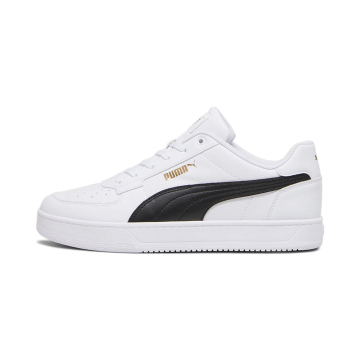 Puma Unisex's Caven 2.0 Sneaker 39 EU Puma White Puma Black Gold, 39 EU Puma White Puma Black Gold