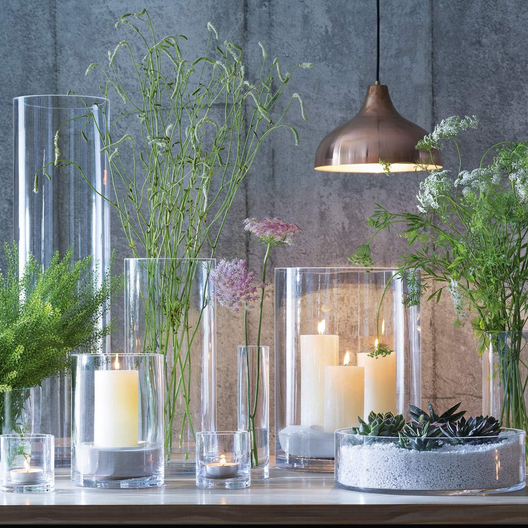 LSA Column Vase/Kerzenhalter H12 x Ø12cm Klar 12 x 12 x 12 cm, 12 x 12 x 12 cm