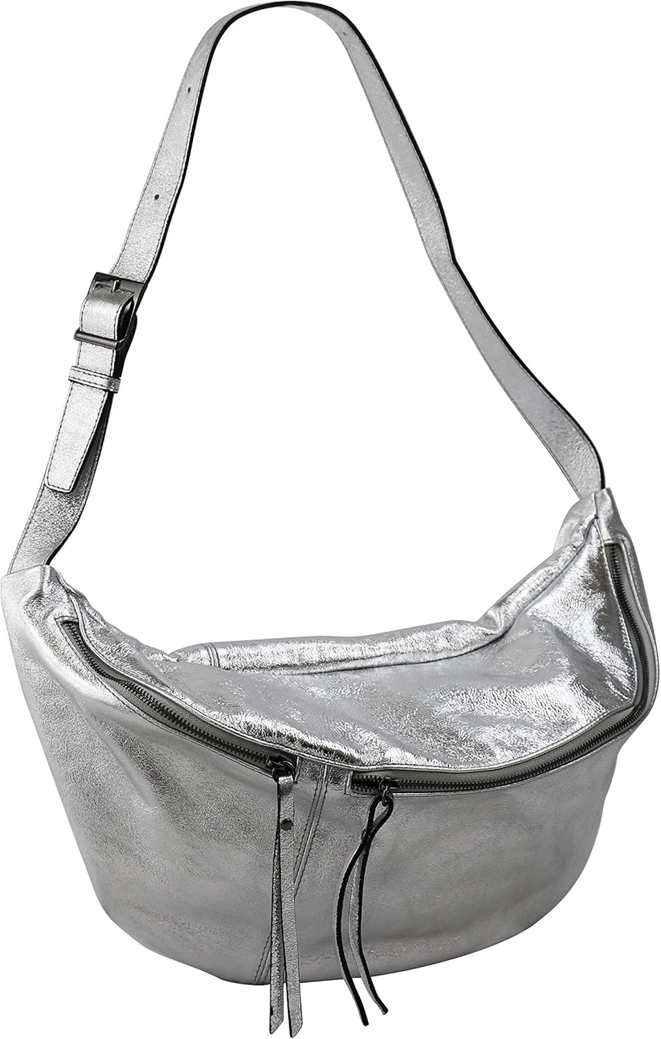 SH Leder echt Leder Damen Unisex Brusttasche für Festival Reise XXL Gross Hüfttasche Crossbody Bag F