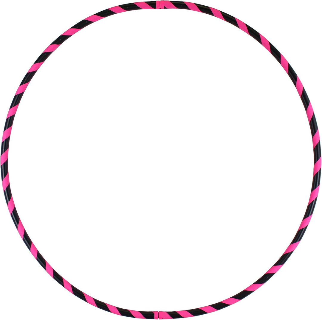 HOOPOMANIA Hula Hoop Reifen für Anfänger [Ø90cm - Ø105cm] Hula Hoop Reifen Erwachsene Ø100cm Neon Pi