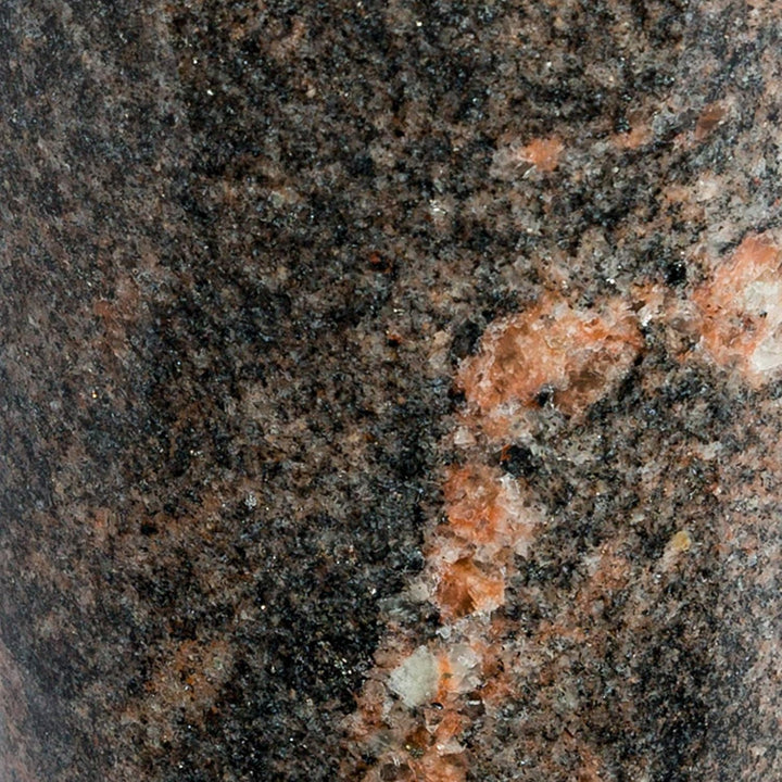 Afterglow Stilvolle Grabvase Classic aus echtem Granit Himalaya Höhe 20 cm/Ø 10 cm Grabschmuck wette