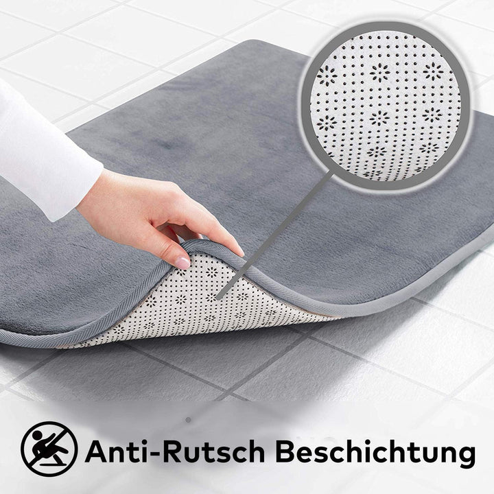 Wolke sieben Memory Schaum Badematte Badteppich rutschfest Badezimmerteppich Badezimmermatte antirut