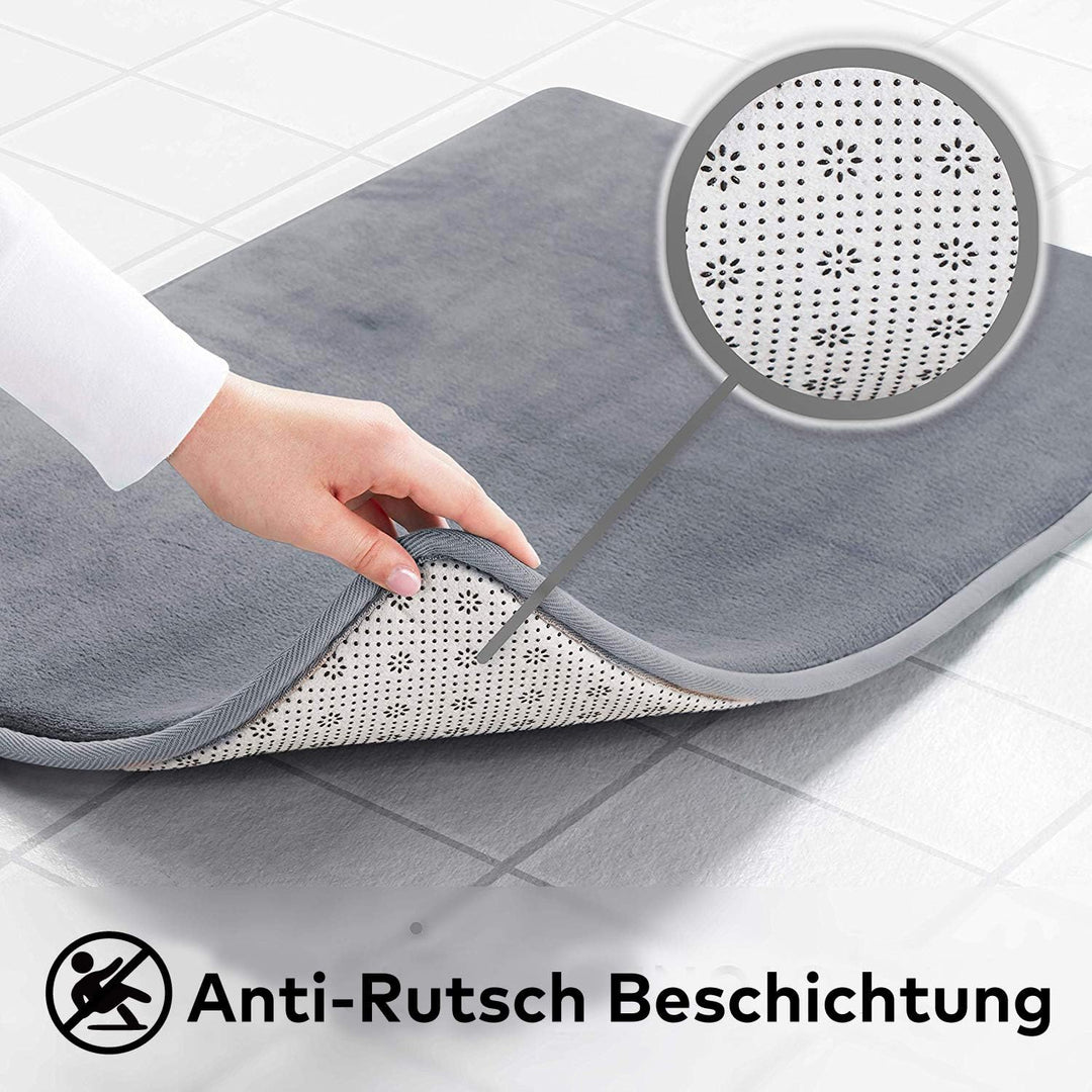 Wolke sieben Memory Schaum Badematte Badteppich rutschfest Badezimmerteppich Badezimmermatte antirut