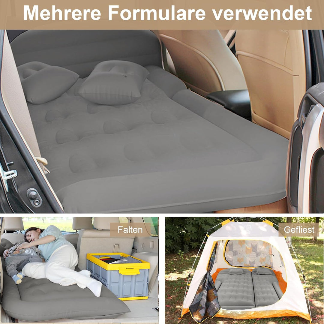 Auto Luftmatratze SUV Aufblasbare Matratze mit Pumpe Dickere Beflocktes Luftbett Tragbare Camping Ma